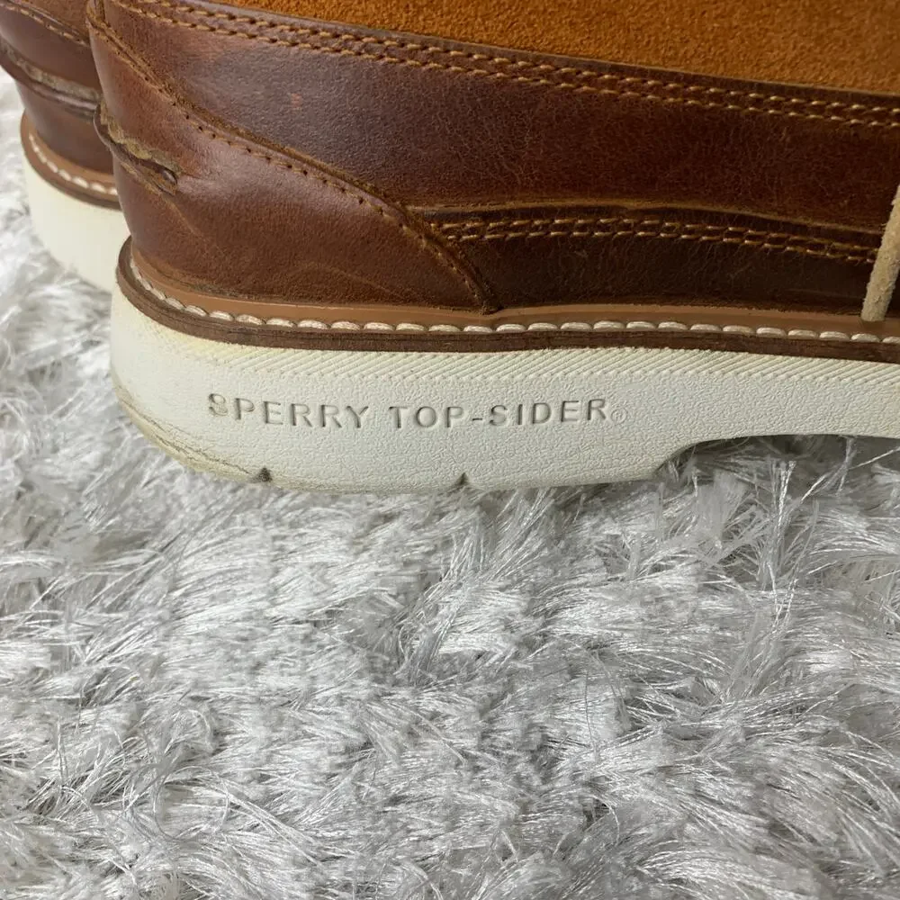 Sperry leather suede